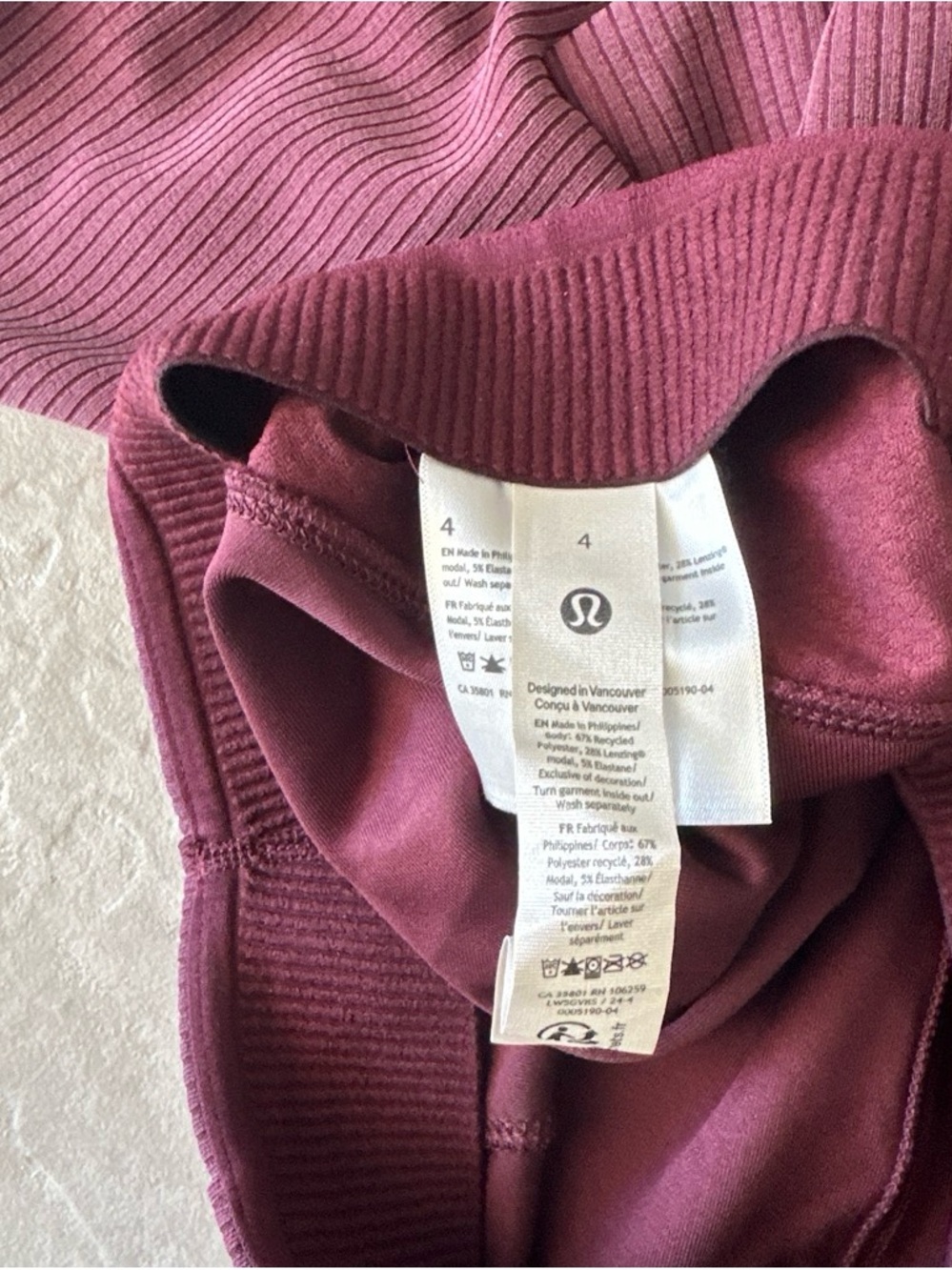 Lululemon Ribbed Softstreme Flared Pant - Picture 6 of 8